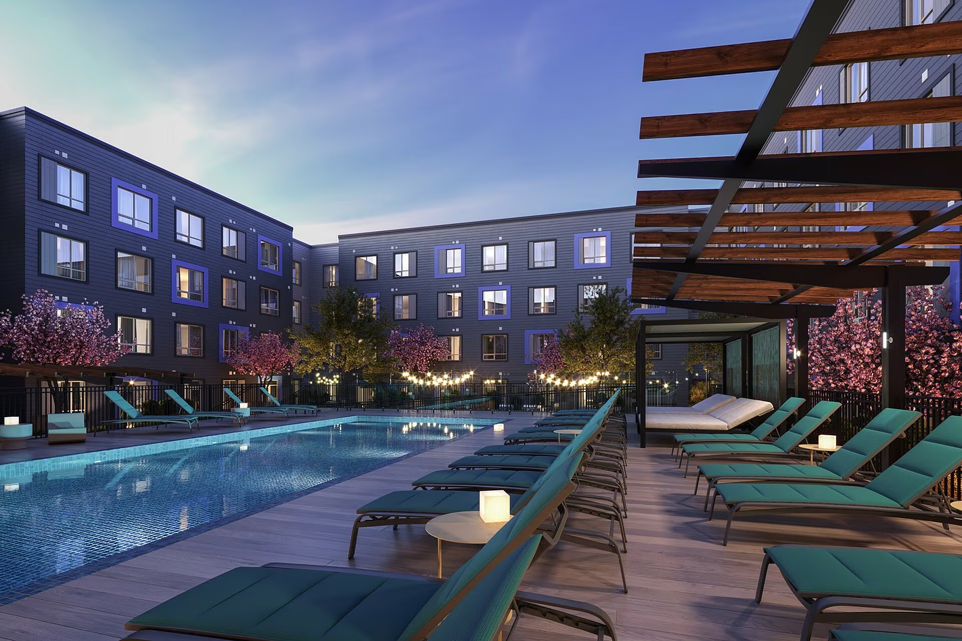 Sterling 1BR at Everett | Pool & Gym photo