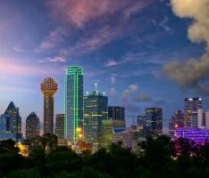 Dallas city view for Hyatus furnished homes